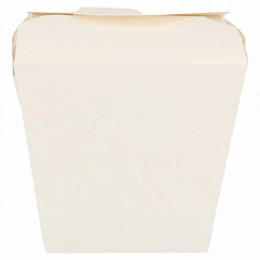 Коробка для лапши Garcia de Pou 780 мл белая, 8*7 см, СВЧ, 50 шт/уп, картон в Санкт-Петербурге, фото