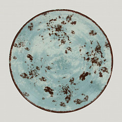 Тарелка круглая плоская RAK Porcelain Peppery 21 см, голубой цвет в Санкт-Петербурге, фото