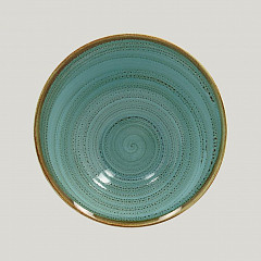 Ассиметричная тарелка RAK Porcelain Twirl Lagoon 650 мл, 22*9 см в Санкт-Петербурге, фото