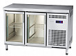 Холодильный стол Abat СХС-60-01 неохлаждаемая столешница без борта (дверь-стекло, дверь-стекло)