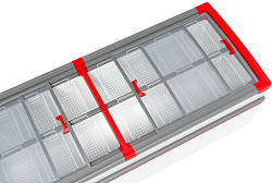 Ларь-бонета Frostor F 2500 B (красная), фото 5