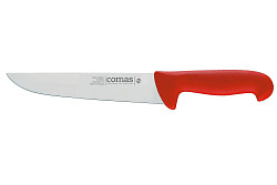 Нож поварской Comas 18 см, L 30 см, нерж. сталь / полипропилен, цвет ручки красный, Carbon (10110) в Санкт-Петербурге фото