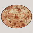 Тарелка овальная плоская RAK Porcelain Peppery 21*15 см, красный цвет