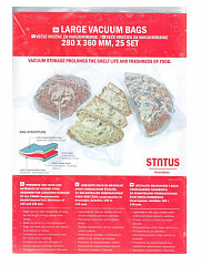 Пакеты для вакуумной упаковки Status VB 28*36-25 в Санкт-Петербурге, фото
