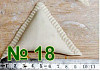 Формующий узел пельменного аппарата Roal Meat QT-100 N18 (треугольник, ребристые края) фото