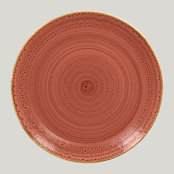 Тарелка плоская RAK Porcelain Twirl Coral 27 см фото