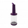 Емкость для сока  1 л с лейкой фиолетовая пластик