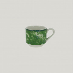 Чашка для эспрессо штабелируемая RAK Porcelain Peppery 90 мл, зеленый цвет в Санкт-Петербурге, фото