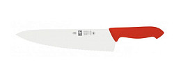Нож поварской Шеф Icel 25см с волнистой кромкой, красный HORECA PRIME 28400.HR60000.250 в Санкт-Петербурге фото