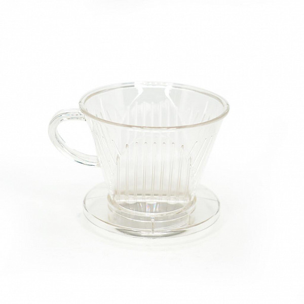 Воронка фильтр для заваривания кофе Barbossa-P.L. 2-4 чашки стекло (30000246) фото