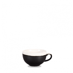 Чашка Cappuccino Churchill 227мл Monochrome, цвет Onyx Black MOBKCB201 в Санкт-Петербурге, фото