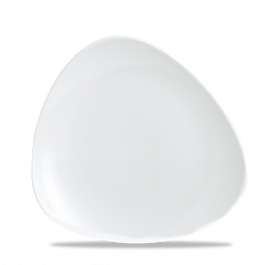 Тарелка мелкая треугольная без борта Churchill 26,5см, Vellum, цвет White полуматовый WHVMTR101 в Санкт-Петербурге, фото