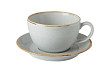 Чашка чайная Porland 340 мл фарфор цвет серый Seasons (322134)