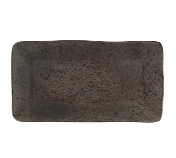 Блюдо прямоугольное Porland 37,5x21,5 см h 2 см, Stoneware Ironstone (11DC37 ST) фото
