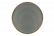 Тарелка для пиццы Porland 28 см фарфор цвет темно-серый Seasons (162928)