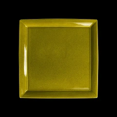Тарелка квадратная с бортами Corone 12'' 310мм, желтый Cocorita в Санкт-Петербурге фото