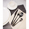 Вилка столовая P.L. Proff Cuisine 21,5 см матовый черный PVD Alessi-Black фото