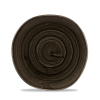 Тарелка мелкая Волна без борта Churchill Stonecast Patina Iron Black PAIBOG81 фото