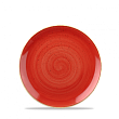 Тарелка мелкая круглая Churchill Stonecast Berry Red SBRSEVP61 16,5 см
