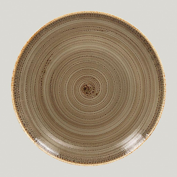 Тарелка плоская RAK Porcelain Twirl Alga 29 см фото