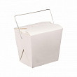 Коробка для лапши с ручками Garcia de Pou 780 мл белая, 8*7 см, 50 шт/уп, картон