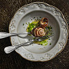 Блюдо овальное с римом Fortessa 40x30 см, Manette Perls, World of Colours (D388.240.0000) фото