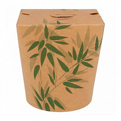 Коробка для лапши Garcia de Pou Feel Green, 960 мл, d 9 см, h 10,8 см, СВЧ, 50 шт/уп в Санкт-Петербурге фото