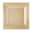 Тарелка квадратная Garcia de Pou Bionic 26,2*26,2*1,4 см, натуральный цвет, 50 шт, сахарный тростник