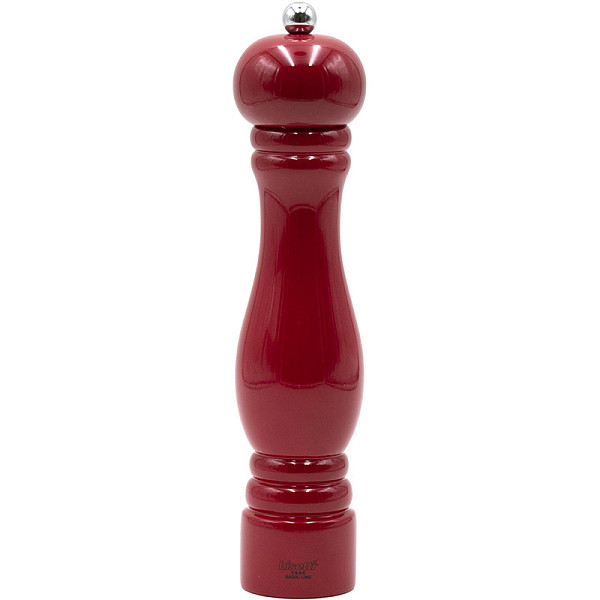 Мельница для соли Bisetti h 25 см, бук лакированный, цвет красный, SORRENTO (7152MSLRL) фото