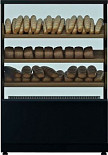 Витрина хлебная Полюс KC70 N 0,6-1 (Хлебная 0,6 Carboma Сube) 9005-0430 (со стеклом)