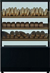 Витрина хлебная Полюс KC70 N 0,6-1 (Хлебная 0,6 Carboma Сube) 9005-0430 (со стеклом) в Санкт-Петербурге, фото