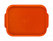 Поднос столовый с ручками Luxstahl 450х355 мм оранжевый