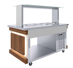 Салат-бар холодильный Luxstahl СБ-1500 Premium в Санкт-Петербурге, фото 1