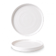 Тарелка мелкая с прямым бортом  CHEFS Walled d26см h2см, Vellum, цвет White полуматовый WHVMWP261