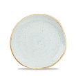 Тарелка мелкая Волна  Stonecast Duck Egg Blue SDESOG71 18,6см