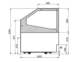 Витрина для мороженого Carpini THOMAS TM 18SH, фото 2