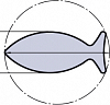 Барабан формующий La Minerva 100*55*20 мм, рыбка фото
