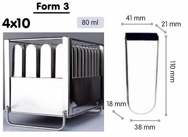 Форма для мороженого эскимо Koreco SSI 40 Eskimo form 3 фото