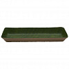 Салатник прямоугольный P.L. Proff Cuisine 53*16,2*6,5 см Green Banana Leaf пластик меламин фото