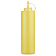 Бутылка для соуса Paderno 720мл., пластик,цвет желтый, 41526-G3