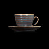 Чайная пара Corone Terra 200 мл, сине-коричневый фото