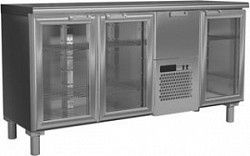 Холодильный стол Россо T57 M3-1-G 9006-1 корпус серый, без борта (BAR-360C) в Санкт-Петербурге фото