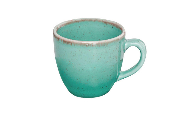 Чашка кофейная Porland 90 мл фарфор цвет бирюзовый Seasons (312109) фото