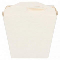 Коробка для лапши Garcia de Pou 480 мл белая, 7,7*5,7 см, СВЧ, 50 шт/уп, картон в Санкт-Петербурге, фото
