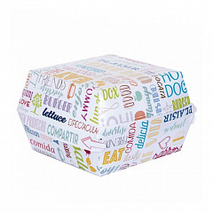 Коробка для бургера Garcia de Pou Parole 14*12,5*5 см, 50 шт/уп, картон в Санкт-Петербурге фото