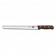 Нож для нарезки Victorinox Rosewood, волнистое лезвие, закругленное острие, 30 см, ручка