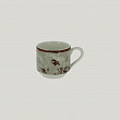 Чашка для эспрессо штабелируемая RAK Porcelain Peppery 90 мл, серый цвет