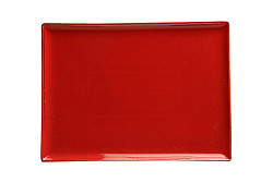 Блюдо прямоугольное Porland 35х26 см фарфор цвет красный Seasons (358835) в Санкт-Петербурге, фото