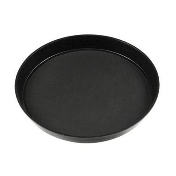 Поднос прорезиненный P.L. Proff Cuisine 36,5 см h4 см круглый черный Пивной пластик (900010607) фото