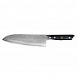 Шеф-нож  Premium Сантоку 17,5 см, дамасская сталь